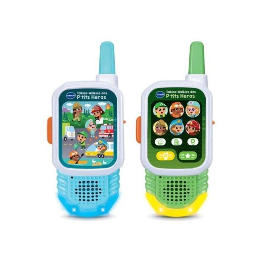 Walkie-talkies interactivos VTech Des P'tits Héros para niños 3-6 años