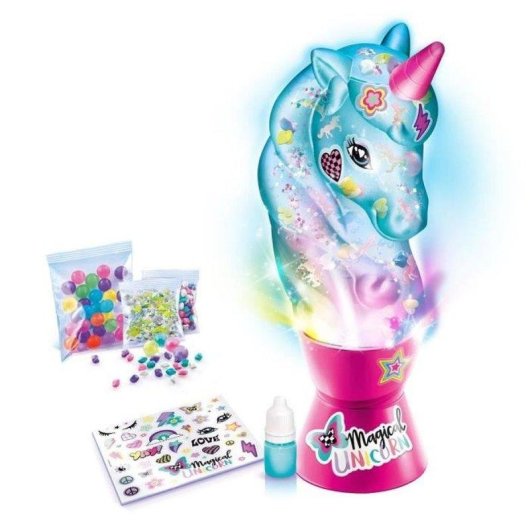 Kit Lámpara de Lava Unicornio DIY Canal Toys con Luz y Pegatinas Personalizables