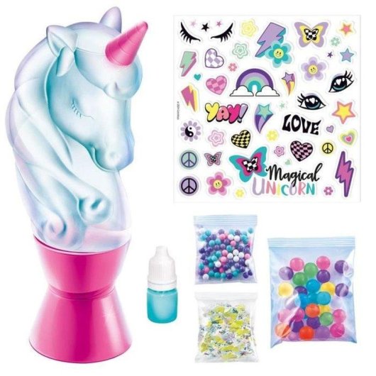 Kit Lámpara de Lava Unicornio DIY Canal Toys con Luz y Pegatinas Personalizables