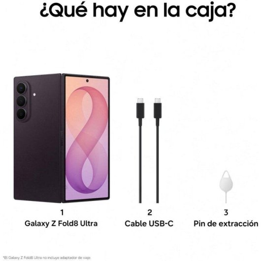 Samsung Galaxy Z Fold8 Ultra 5G 12GB 256GB 8.0" Violeta Nocturno
