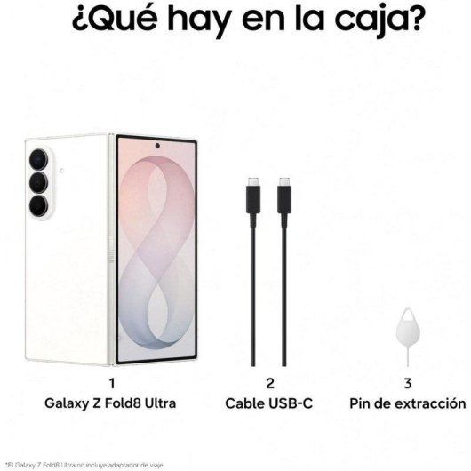 Samsung Galaxy Z Fold8 Ultra 5G 16GB 1TB 8.0" Blanco Crema