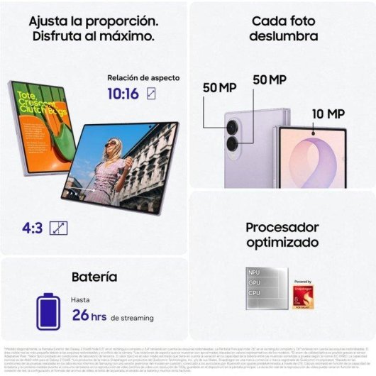 Samsung Galaxy Z Fold8 5G 12GB 512GB 7.6" Lavanda