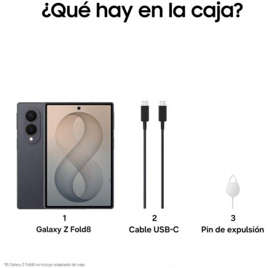 Samsung Galaxy Z Fold8 5G 12GB 256GB 7.6" Grafito