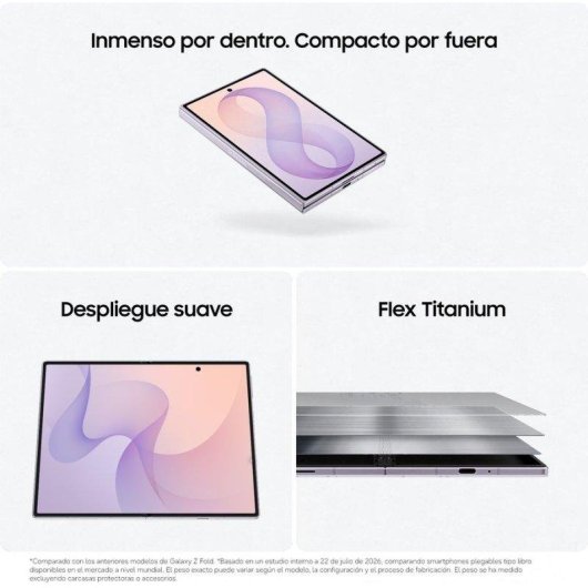 Samsung Galaxy Z Fold8 5G 12GB 256GB 7.6" Blanco