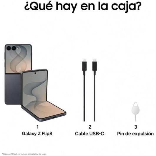 Samsung Galaxy Z Flip8 5G 12GB 512GB 6.9" Grafito
