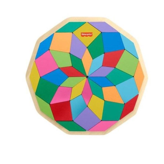 Puzzle Fisher-Price Mandala Infantil Madera 40 Piezas FSC