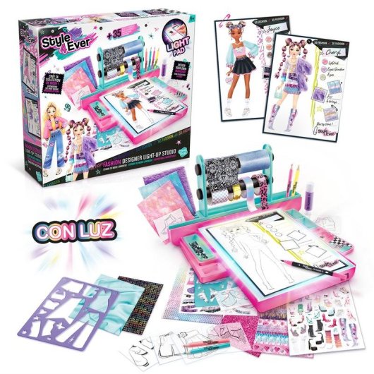 Kit Studio di Moda Luminoso Canal Toys Style 4 Ever per Bambini 6+