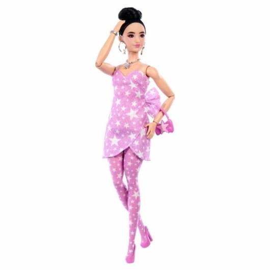 Muñeca Barbie Deluxe Style Articulada 295 mm Vestido Estrellas
