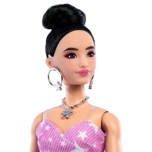 Muñeca Barbie Deluxe Style Articulada 295 mm Vestido Estrellas