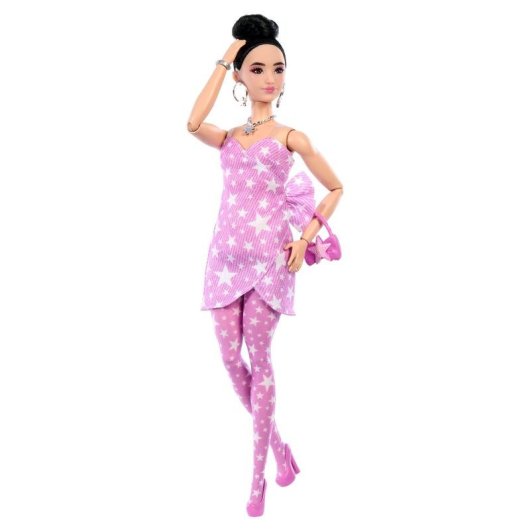 Muñeca Barbie Deluxe Style Articulada 295 mm Vestido Estrellas