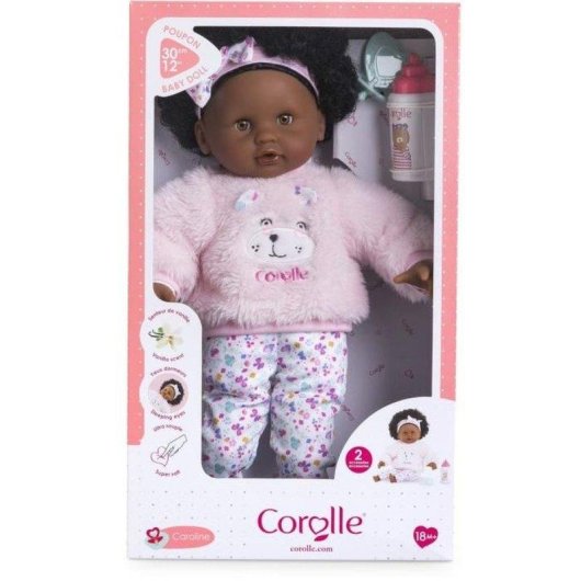 Muñeca Corolle Bébé Calin Caroline 30 cm Ojos Durmientes Aroma Vainilla