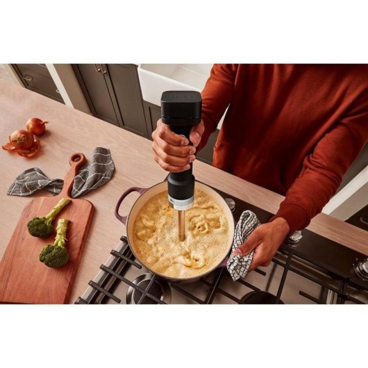 Batidora de inmersión KitchenAid 5KHBRV75BM inalámbrica 1 L negro
