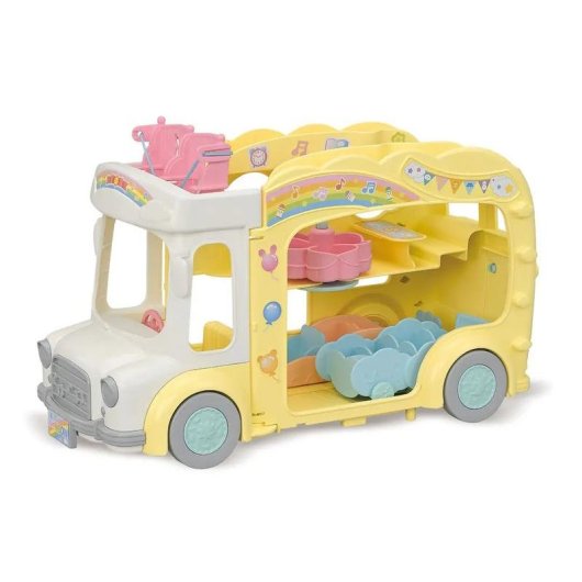 Playset Autobus Doppio Piano Sylvanian Families Parco Gioco