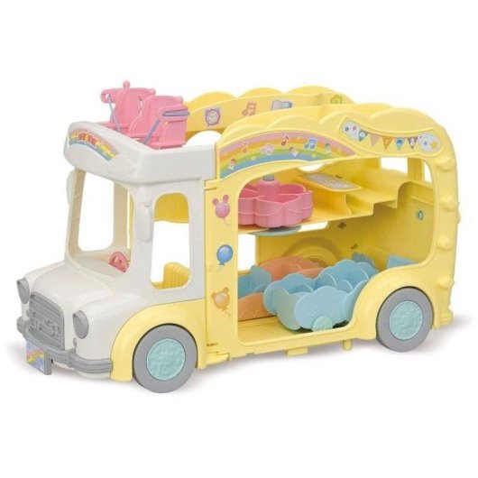 Playset Autobus Doppio Piano Sylvanian Families Parco Gioco