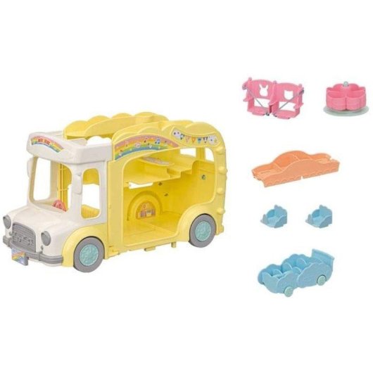 Playset Autobus Doppio Piano Sylvanian Families Parco Gioco