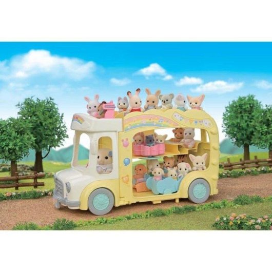 Playset Autobus Doppio Piano Sylvanian Families Parco Gioco