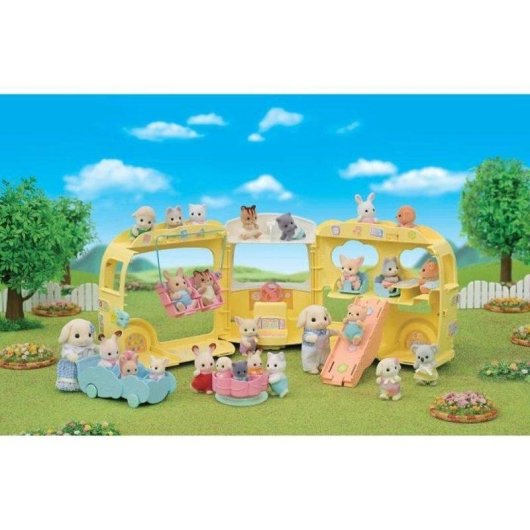 Playset Autobus Doppio Piano Sylvanian Families Parco Gioco