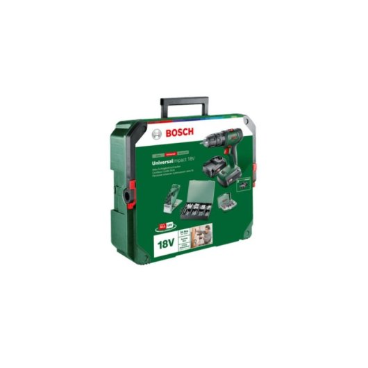 Taladro percutor inalámbrico Bosch UniversalImpact 18V 34 Nm 10 mm POWER FOR ALL