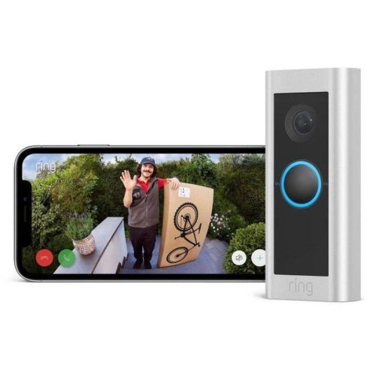 Videoportero WiFi Ring Video Doorbell Pro 2 1536p 150° Hilos Visión Nocturna Control por Voz
