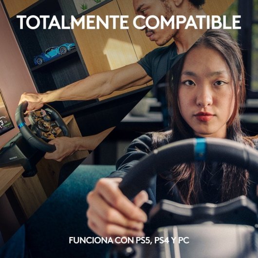 Volante Logitech G923 PS4 PS5 PC con Pedali e LEGO Audi F1 R26