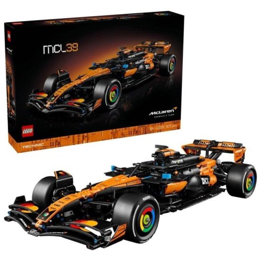 Volant Logitech G RS50 System 8 Nm PC PS5 PS4 cuir + LEGO Technic McLaren MCL39 F1