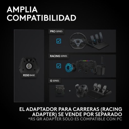 Volant Logitech G RS50 System 8 Nm PC PS5 PS4 cuir + LEGO Technic McLaren MCL39 F1