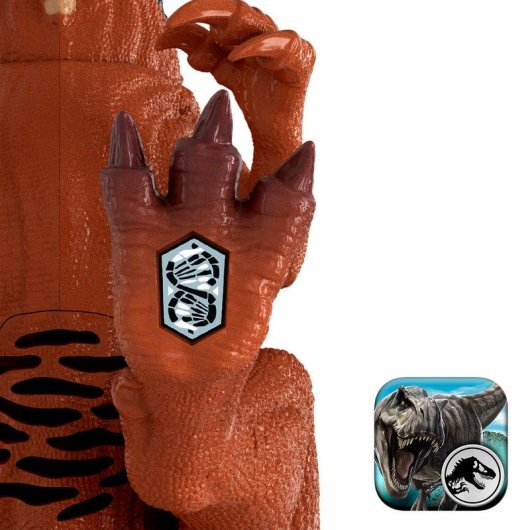 Jurassic World Afrovenator Mattel Spielfigur mit Geräuschen und Licht