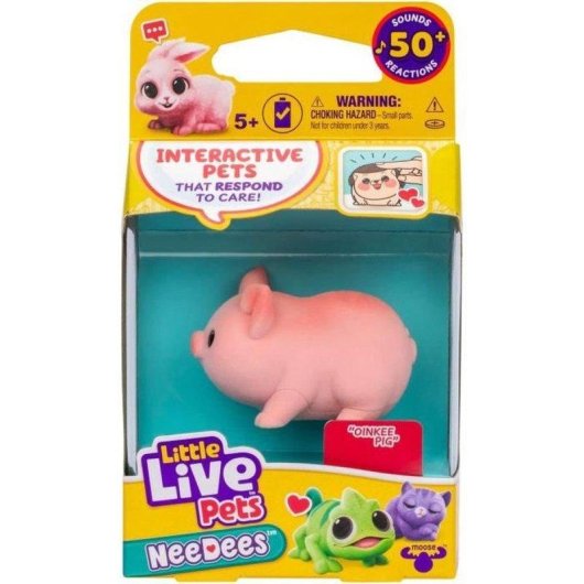 Interaktives Kuscheltier Moose Toys Little Live Pets Needees 30+ Geräusche