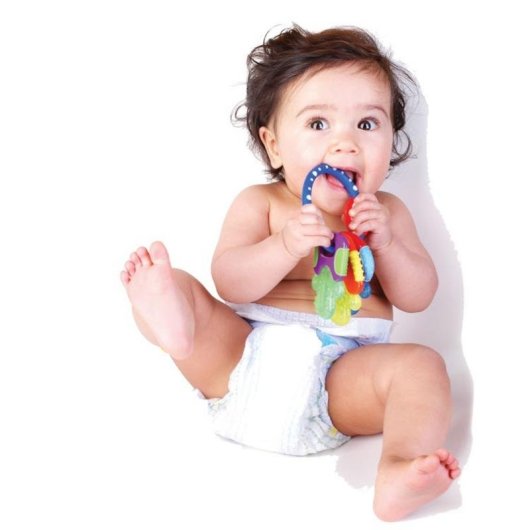Nûby IcyBite Kühlschlüssel-Zahner mit kühlendem Gel