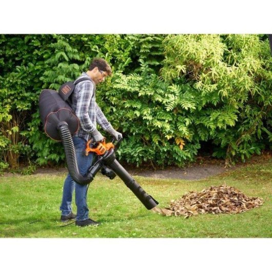 Laubbläser 3 in 1 Black+Decker BEBLV300-QS 3000W 315 km/h 72 L