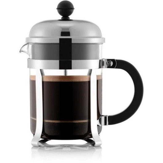 Caffettiera a stantuffo Bodum Chambord 0,5 L acciaio inox vetro borosilicato
