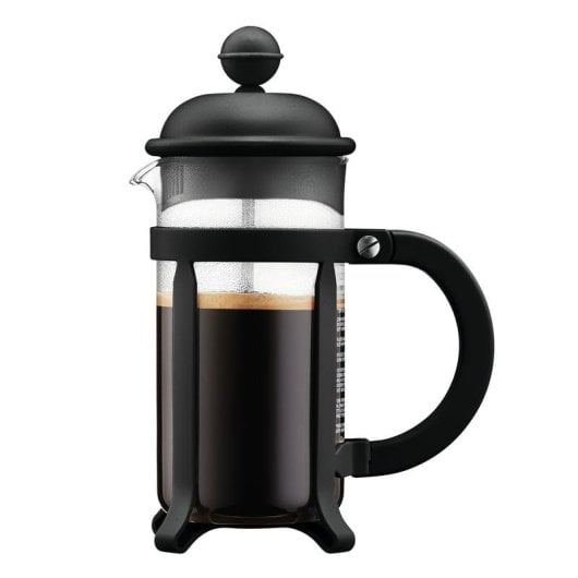 Bodum Java French Press 0,35 L zwart met borosilicaatglas kan