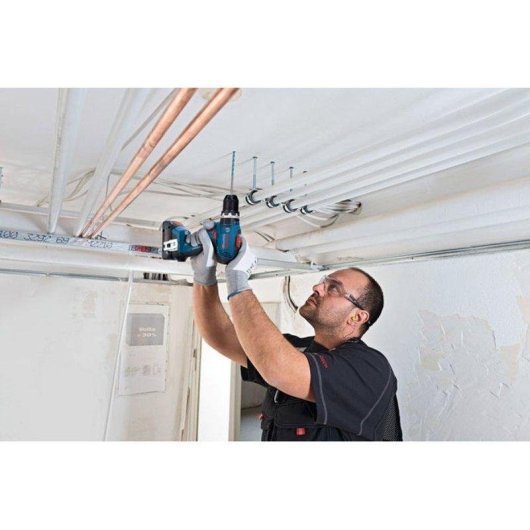 Taladro Percutor Inalámbrico Bosch Professional GSB 18V-65 Sin Escobillas Kit 2x4.0Ah