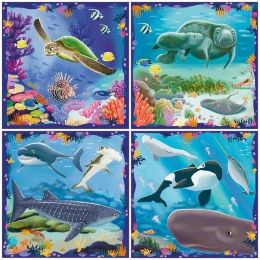 Puzzle Ravensburger Animali Marini Infantile 64 pezzi +5 anni