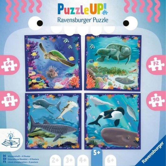 Puzzle Ravensburger Animali Marini Infantile 64 pezzi +5 anni