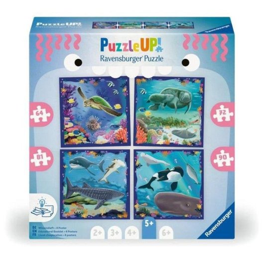 Puzzle Ravensburger Animali Marini Infantile 64 pezzi +5 anni