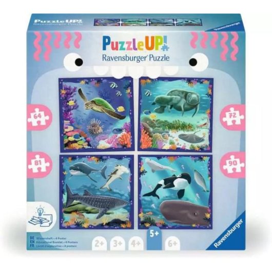 Puzzle Ravensburger Animali Marini Infantile 64 pezzi +5 anni