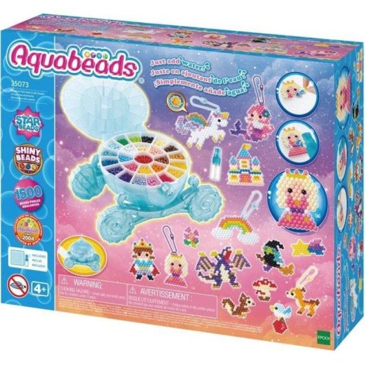Kit Criativo Aquabeads Carroça Encantada com 1500 Contas