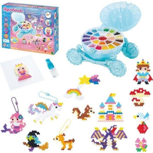 Kit Criativo Aquabeads Carroça Encantada com 1500 Contas