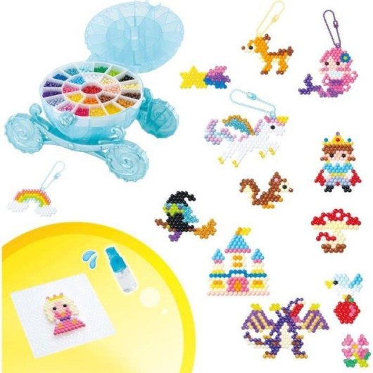 Kit Criativo Aquabeads Carroça Encantada com 1500 Contas