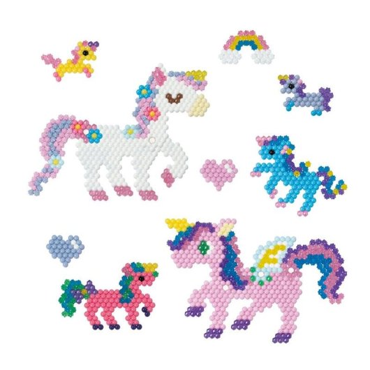 Kit de Manualidades Creativo Aquabeads Licornos Mágicos 1500 Perlas