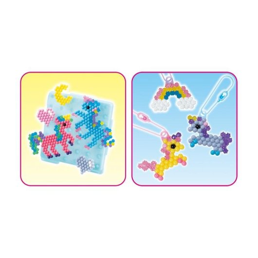 Kit de Manualidades Creativo Aquabeads Licornos Mágicos 1500 Perlas