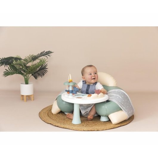 Asiento de actividades hinchable Smoby Little Cosy con mesita extraíble