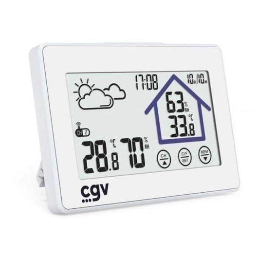 Stazione Meteorologica CGV My Meteo-1BM LCD Tattile 4,7" Sensor Esterno