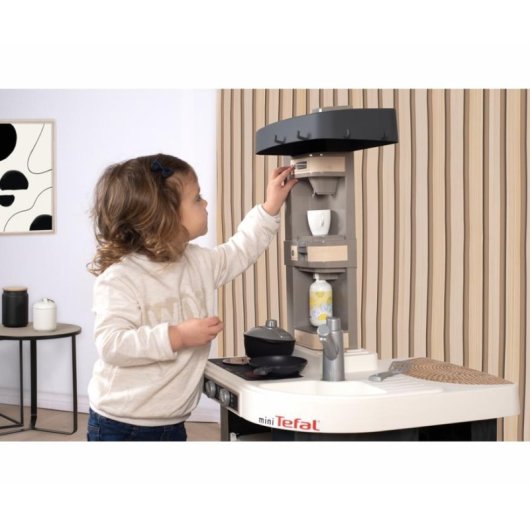 Cucina per Bambini Smoby Tefal Studio 360° con Modulo Sonoro e 27 Accessori