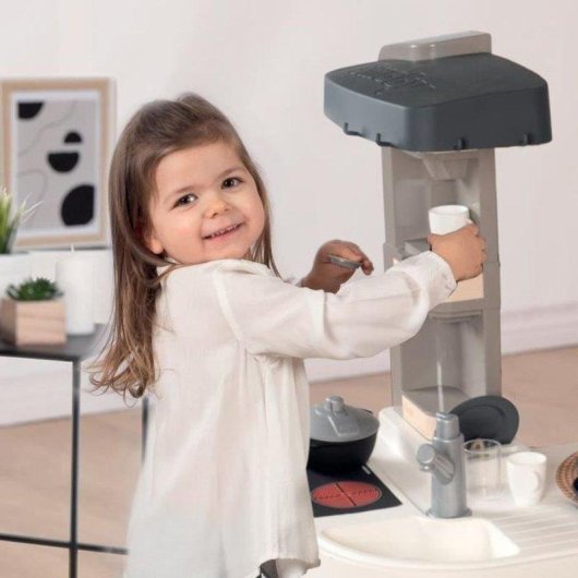 Cucina per Bambini Smoby Tefal Studio 360° con Modulo Sonoro e 27 Accessori