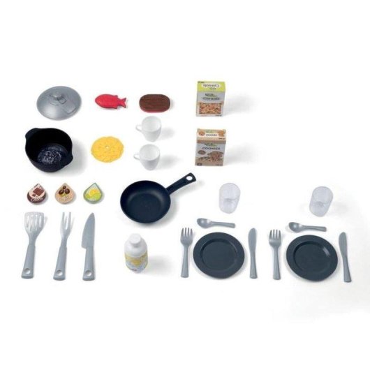 Cucina per Bambini Smoby Tefal Studio 360° con Modulo Sonoro e 27 Accessori