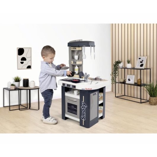 Cucina per Bambini Smoby Tefal Studio 360° con Modulo Sonoro e 27 Accessori