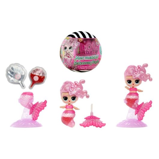 Muñeca L.O.L. Surprise! Mermaids Makeover Magic Mini Coleccionable Multicolor