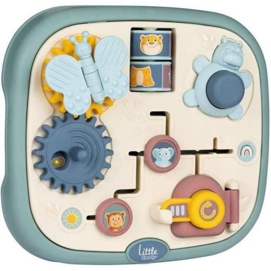 Tablet de Actividades Smoby Little Smoby 5 Juegos Sensoriales 12 Meses Asas